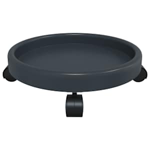 Vozíky na rostliny na kolečkách 2 ks šedé průměr 34 cm 35 kg - obrázek 6