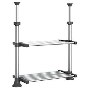 vidaXL k&ouml;&ouml;giriiul, 50 x 25 x (50-70) cm, alumiinium
