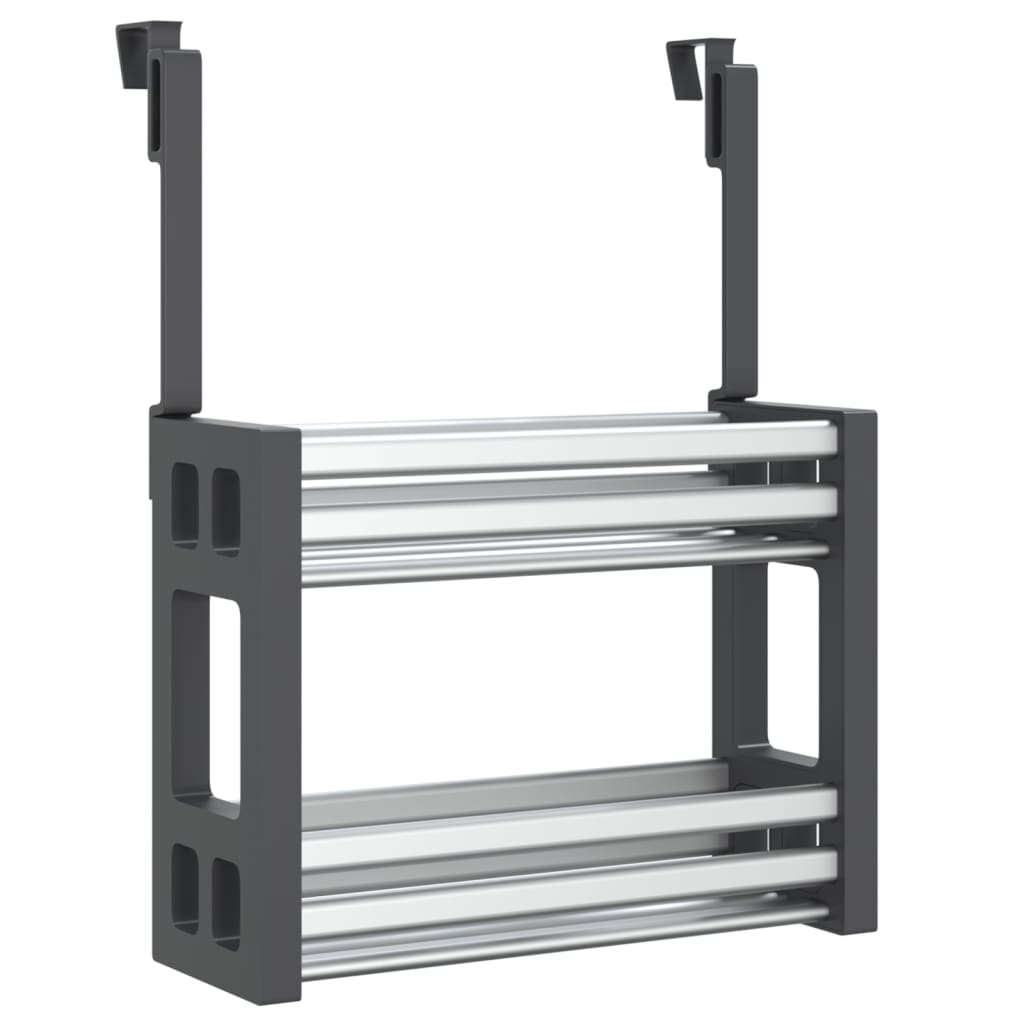 vidaXL Organizér pod dřez 34 x 12 x 26 cm hliník