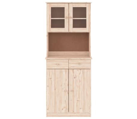 vidaXL Ντουλάπι ALTA 77 x 35 x 188 εκ. από Μασίφ Ξύλο Πεύκου