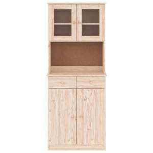 vidaXL Ντουλάπι ALTA 77 x 35 x 188 εκ. από Μασίφ Ξύλο Πεύκου