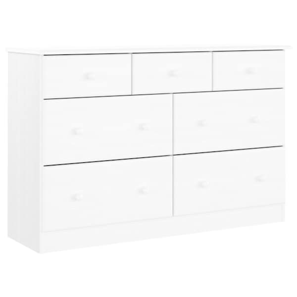 vidaXL kummut "ALTA" valge 112 x 35 x 73 cm, m&auml;nnipuit