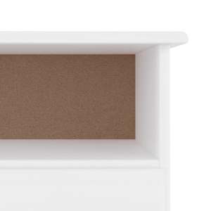 TV skříňka se zásuvkami ALTA bílá 100x35x41 cm masivní borovice - obrázek 6