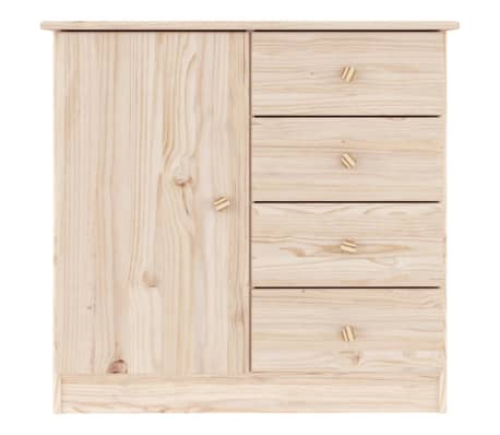 vidaXL Skjenk ALTA 77x35x73 cm heltre furu