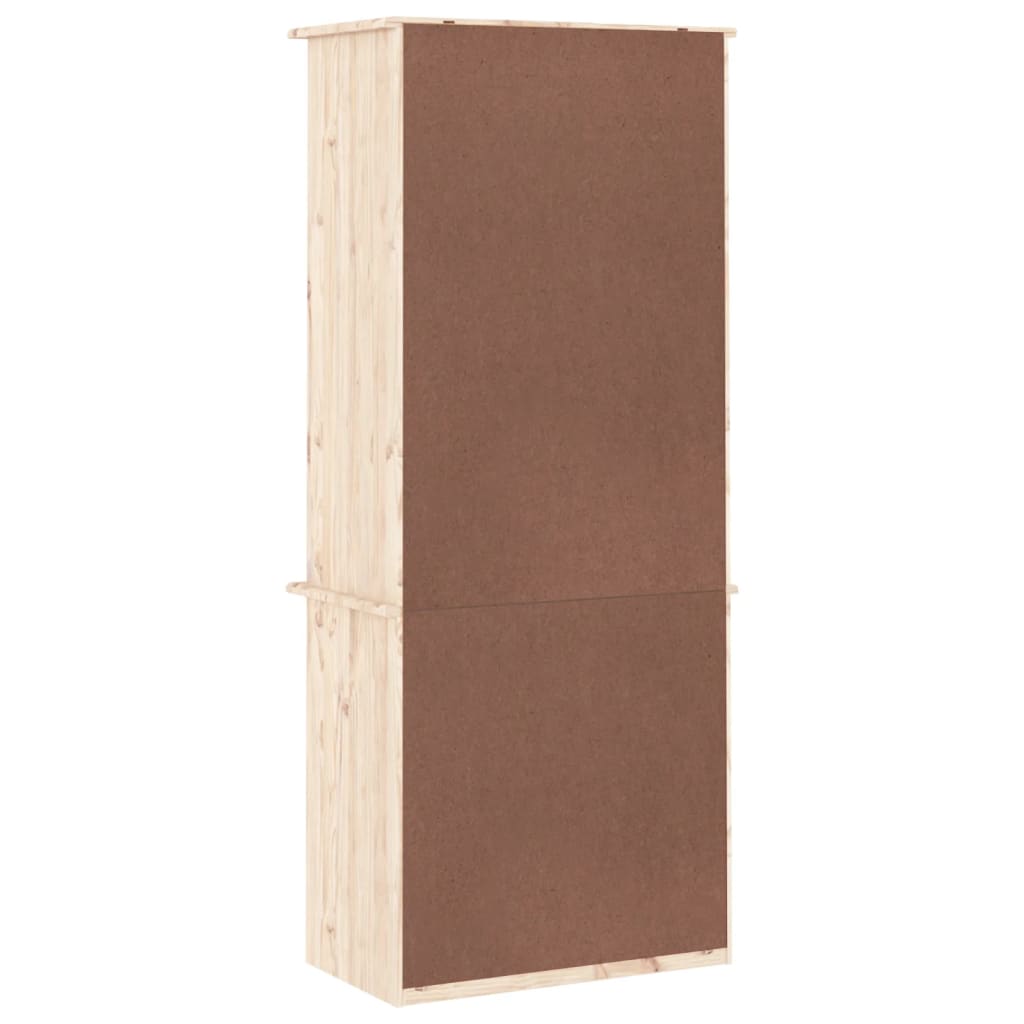 Bookshelf Bookcase Shelving Unit for Living Room ALTA Solid Wood Pine vidaXL - Picture 9 of 19