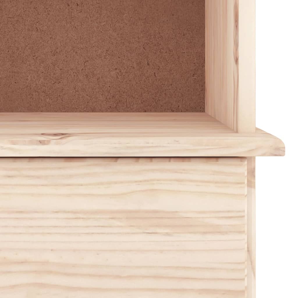 Bookshelf Bookcase Shelving Unit for Living Room ALTA Solid Wood Pine vidaXL - Picture 10 of 19