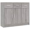 vidaXL puhvetkapp, hall Sonoma tamm, 91 x 28 x 75 cm, tehispuit
