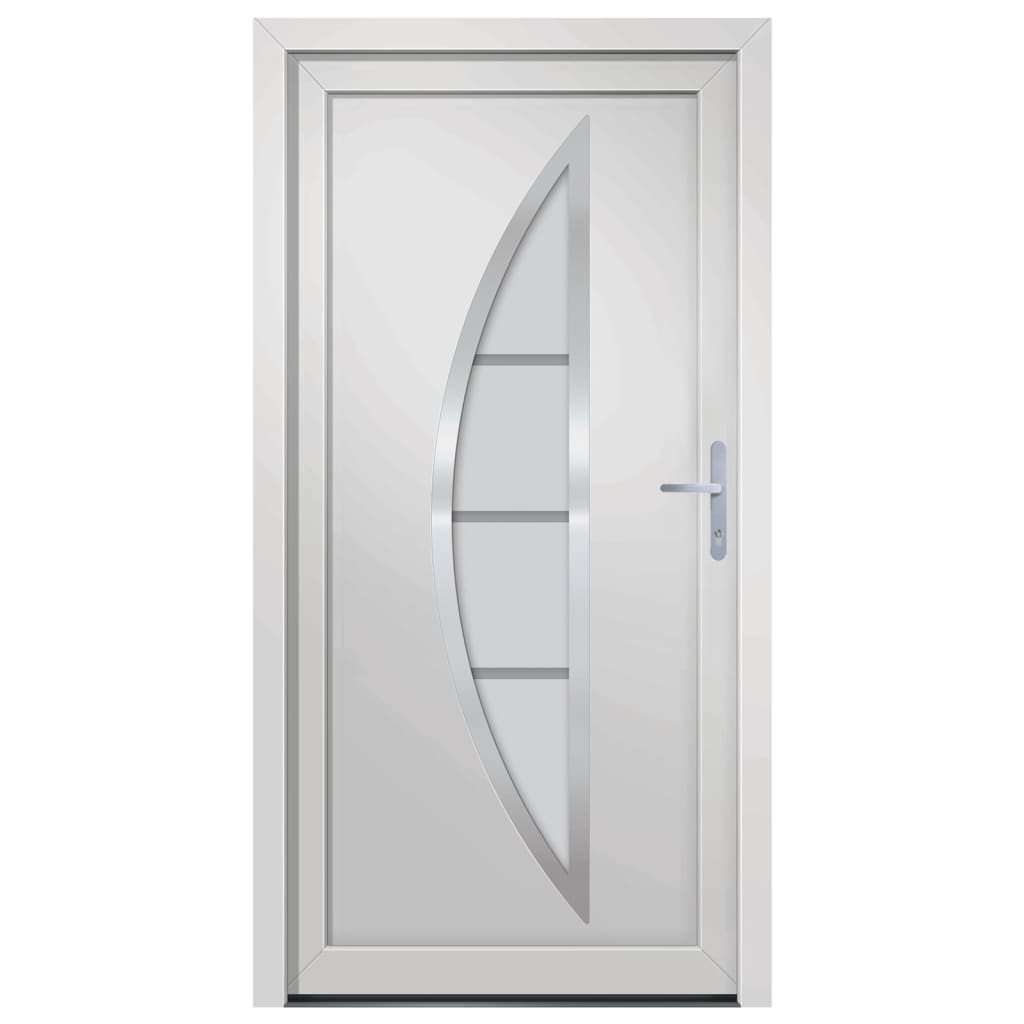 vidaXL Voordeur 98x208 cm PVC wit afbeelding