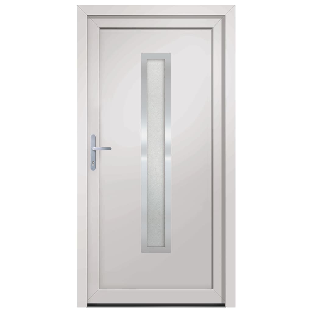 vidaXL Voordeur 108x200 cm PVC wit afbeelding