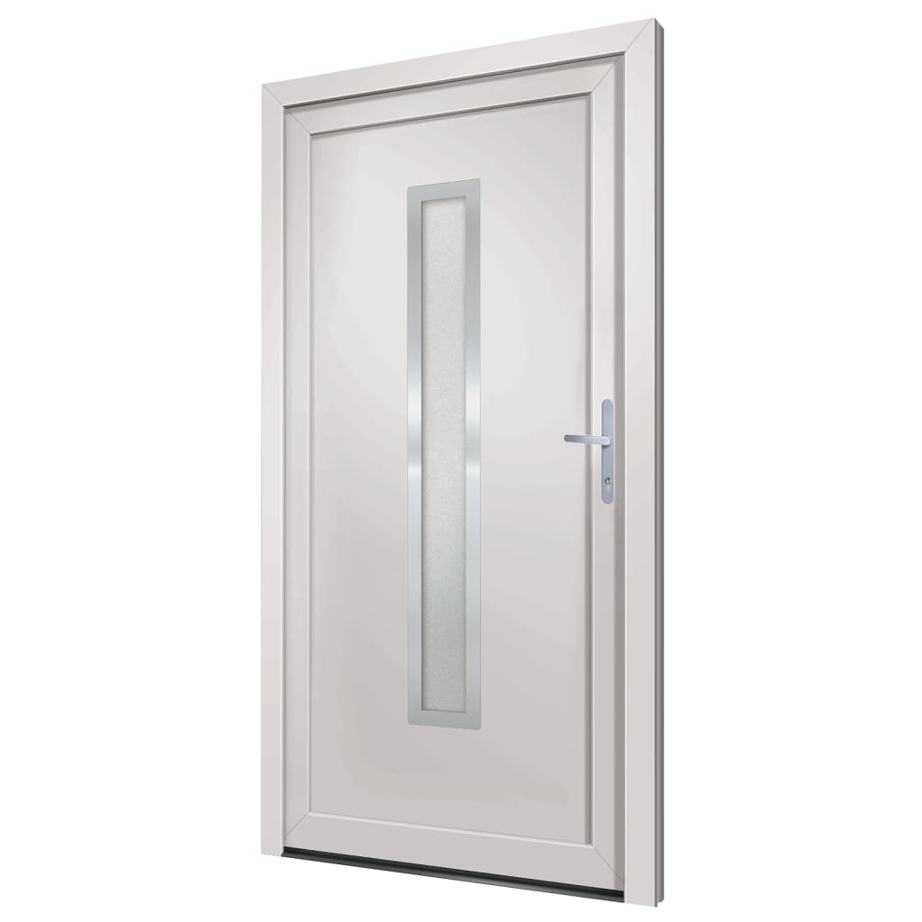 vidaXL Voordeur 108x200 cm PVC wit afbeelding