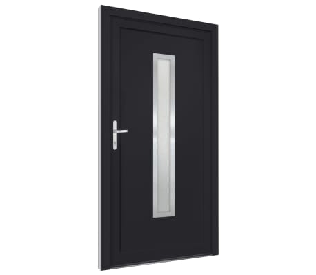 vidaXL Haust&uuml;r Anthrazit 98x208 cm PVC