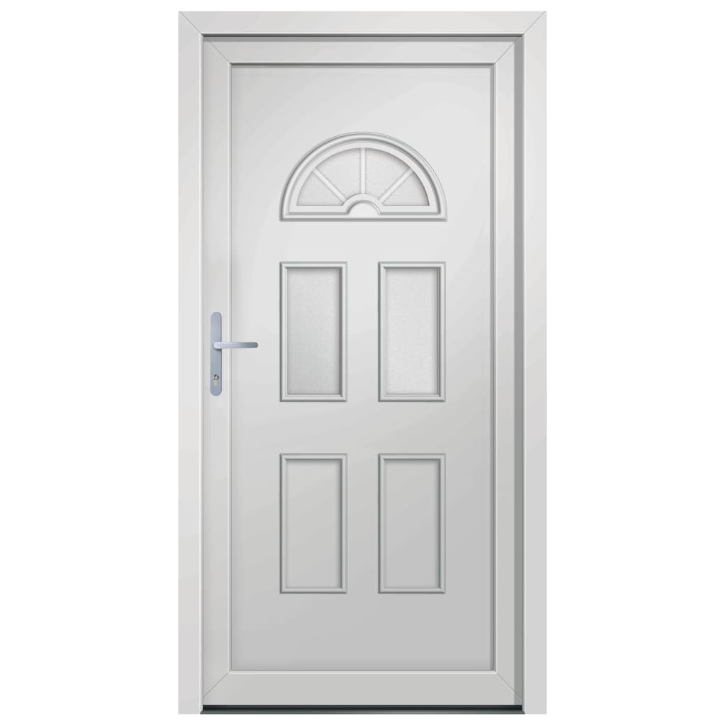 vidaXL Voordeur 98x208 cm PVC wit afbeelding