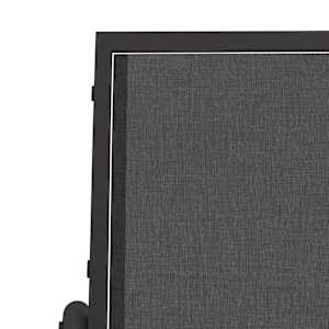3dílná zahradní sedací souprava glider černá textilen a ocel - obrázek 7