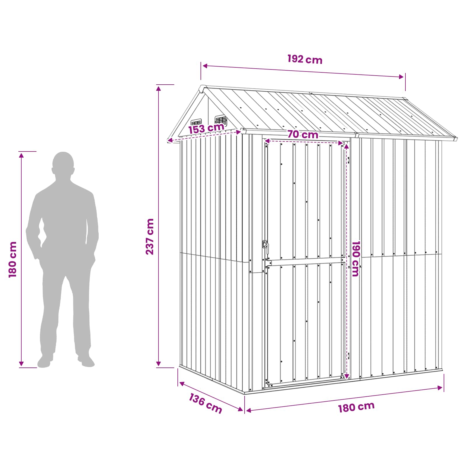 Garden Shed size guide