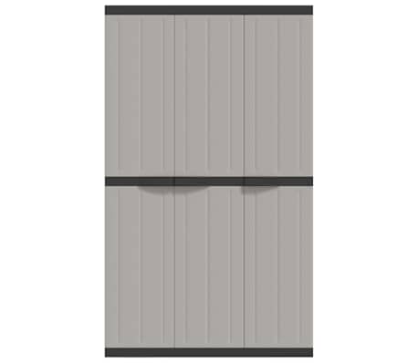 Armoire De Rangement 3 Tiroirs En Tissu Gris VidaXL - Dimensions ~34x34x101 Cm, Structure Acier - Neuf Sous Emballage