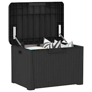 Zahradní úložný box antracitový 125 l PP - obrázek 4