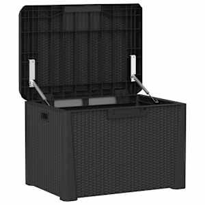 Zahradní úložný box antracitový 125 l PP - obrázek 5