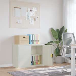 Arhivska omara svetlo siva 90x40x70 cm jeklo