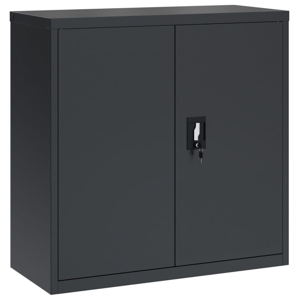 Image of vidaXL File Cabinet Anthracite 90x40x90 cm Steel