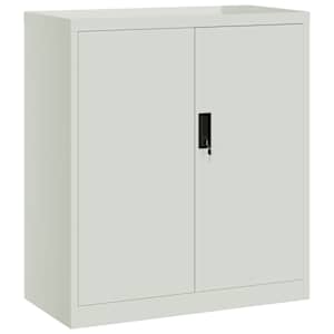 vidaXL dokumendikapp, helehall, 79 x 40 x 90 cm, teras