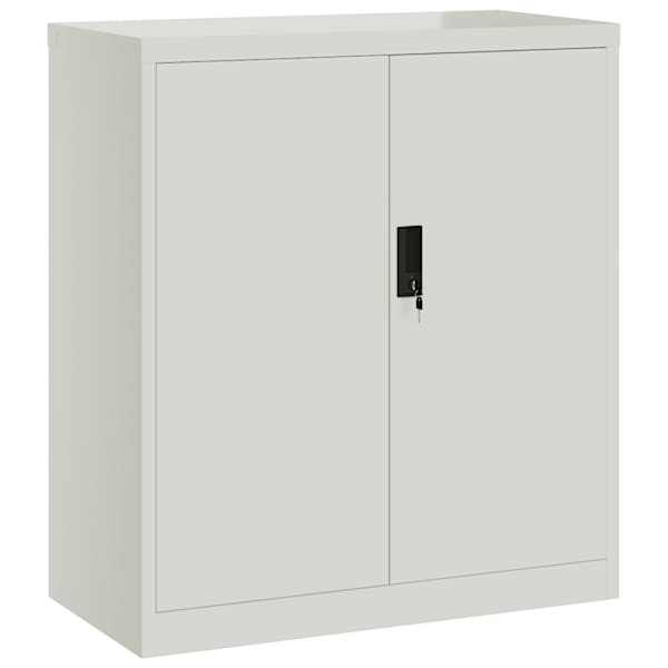 vidaXL dokumendikapp, helehall, 79 x 40 x 90 cm, teras