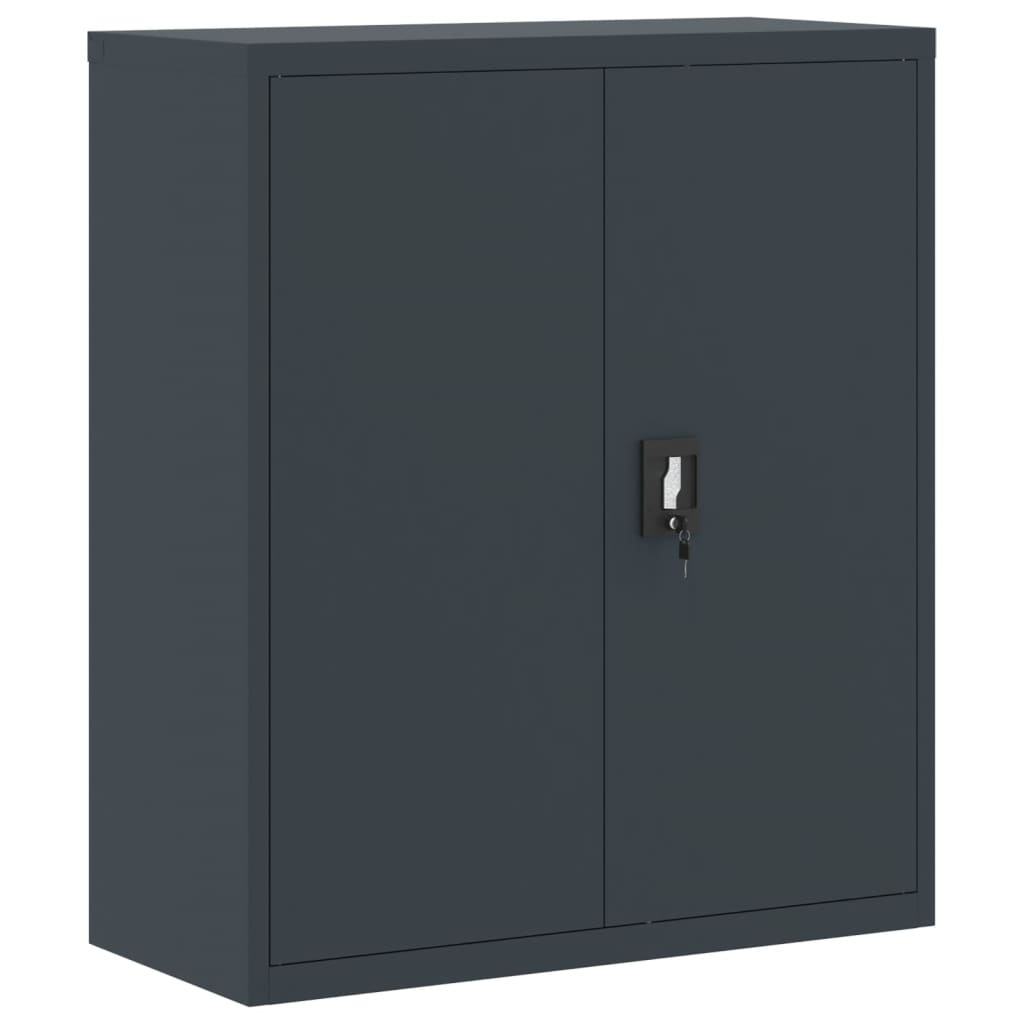 Image of vidaXL File Cabinet Anthracite 90x40x105 cm Steel
