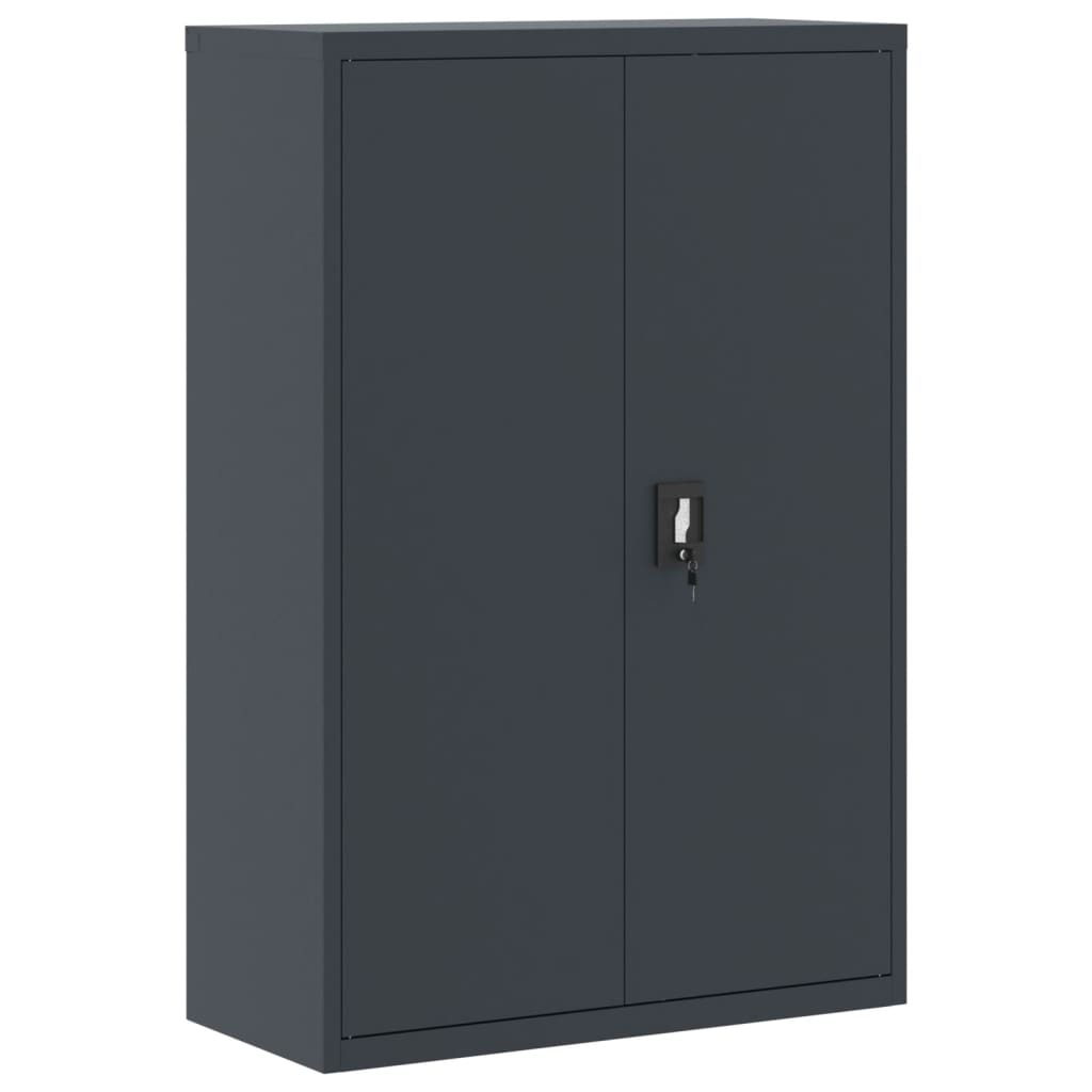 Image of vidaXL File Cabinet Anthracite 90x40x140 cm Steel