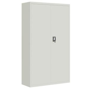 vidaXL dokumendikapp, helehall, 105 x 40 x 180 cm, teras