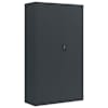 vidaXL dokumendikapp, antratsiithall, 105 x 40 x 180 cm, teras