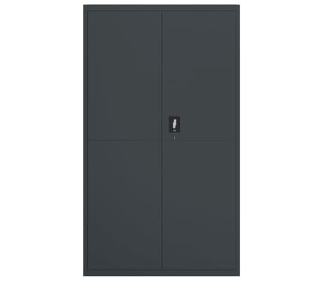 vidaXL Classeur anthracite 105x40x180 cm acier