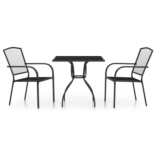 vidaXL 3-osaline aia s&ouml;&ouml;gim&ouml;&ouml;bli komplekt, antratsiithall, teras