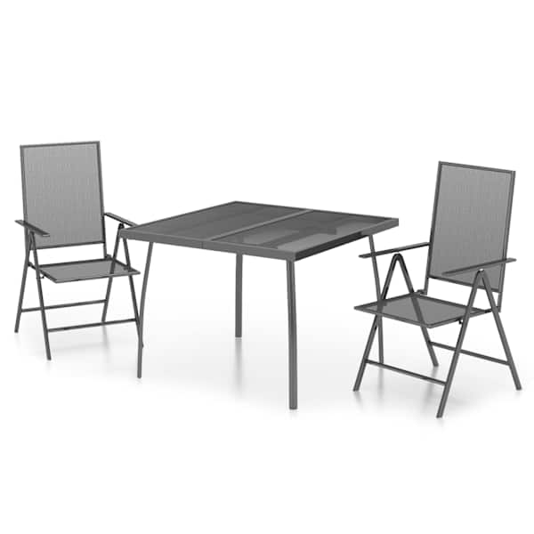 vidaXL 3-osaline aia s&ouml;&ouml;gim&ouml;&ouml;bli komplekt, antratsiithall, teras