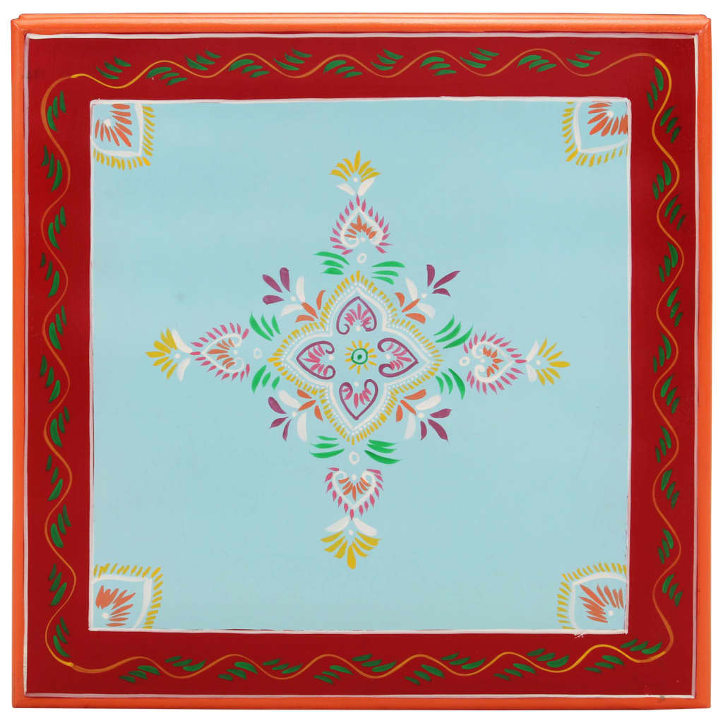 Thumbnail - vidaXL Couchtisch Blau Handbemalt Massivholz Mango