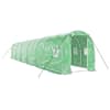 vidaXL kasvuhoone terasraamiga, roheline, 24 m&sup2;, 12x2x2 m