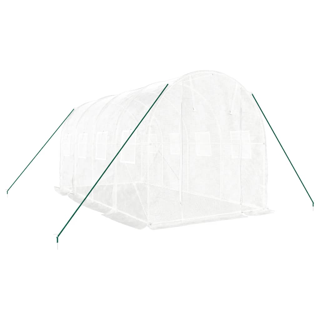 vidaXL Tuinkas met stalen frame 8 m² 4x2x2 m afbeelding