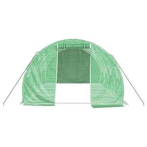 Skleník s ocelovým rámem zelený 12 m² 4 x 3 x 2 m - obrázek 4