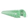 vidaXL kasvuhoone terasraamiga, roheline, 72 m&sup2;, 24x3x2 m