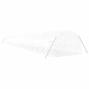 Skleník s ocelovým rámem bílý 72 m² 24 x 3 x 2 m - obrázek 6