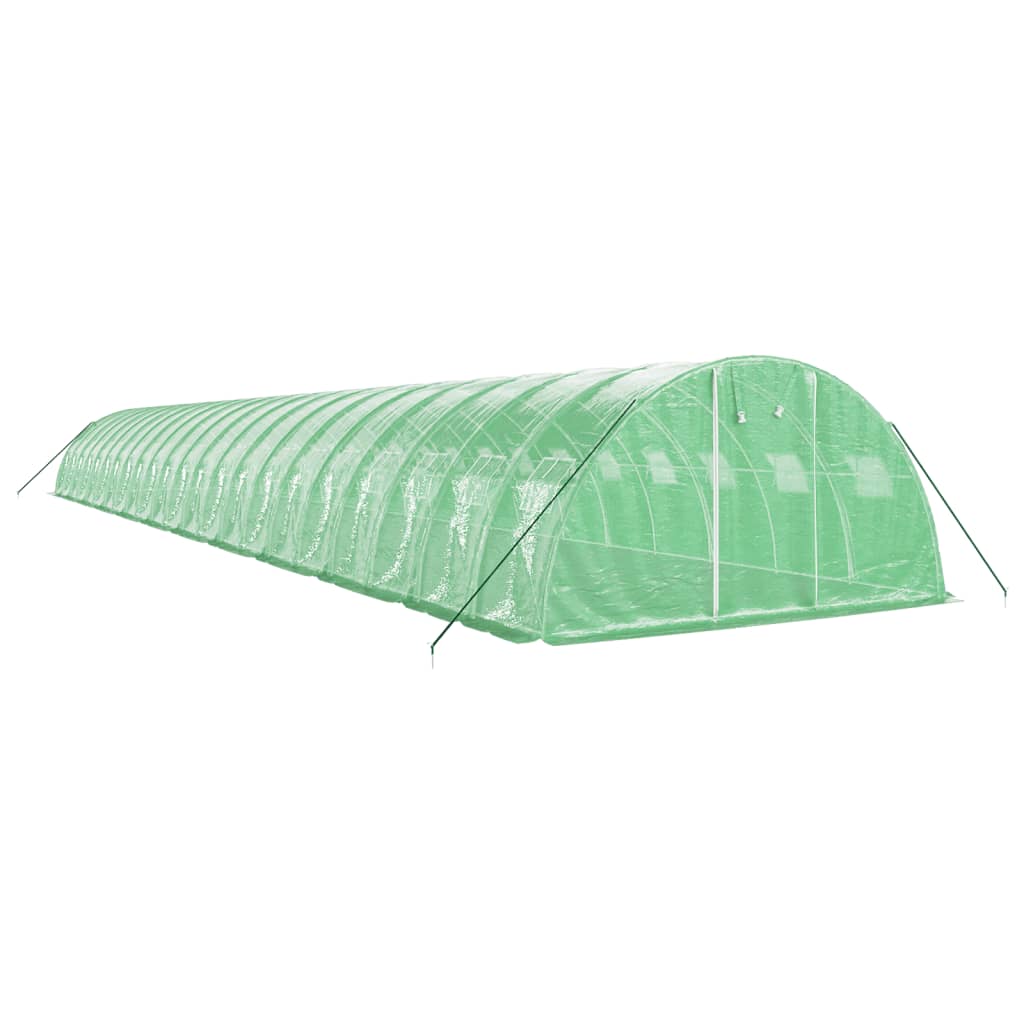 vidaXL Tuinkas met stalen frame 88 m² 22x4x2 m groen afbeelding