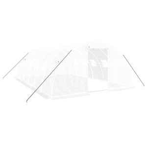 Skleník s ocelovým rámem bílý 24 m² 6 x 4 x 2 m - obrázek 2