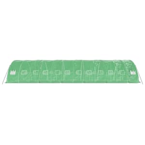 Skleník s ocelovým rámem zelený 60 m² 12 x 5 x 2,3 m - obrázek 5