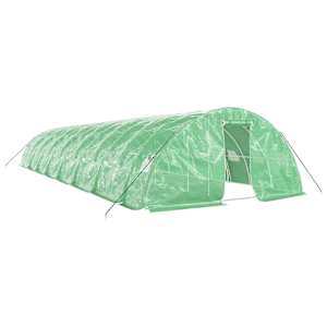 Skleník s ocelovým rámem zelený 80 m² 16 x 5 x 2,3 m - obrázek 2