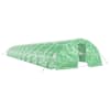 vidaXL kasvuhoone terasraamiga, roheline, 110 m&sup2;, 22x5x2,3 m