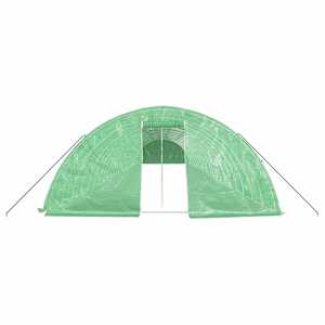 Skleník s ocelovým rámem zelený 120 m² 24 x 5 x 2,3 m - obrázek 4