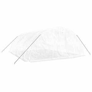 Skleník s ocelovým rámem bílý 30 m² 6 x 5 x 2,3 m - obrázek 3