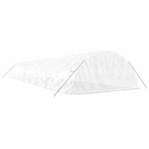 Skleník s ocelovým rámem bílý 90 m² 18 x 5 x 2,3 m - obrázek 6