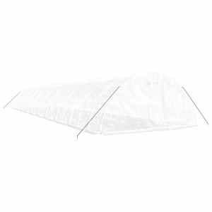 Skleník s ocelovým rámem bílý 100 m² 20 x 5 x 2,3 m - obrázek 3