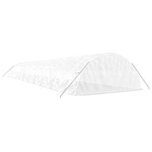 Skleník s ocelovým rámem bílý 110 m² 22 x 5 x 2,3 m - obrázek 6