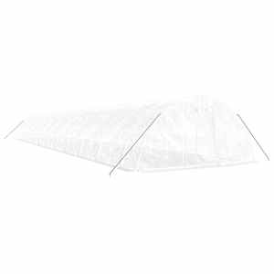 Skleník s ocelovým rámem bílý 120 m² 24 x 5 x 2,3 m - obrázek 3