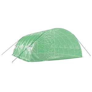 Skleník s ocelovým rámem zelený 36 m² 6 x 6 x 2,85 m - obrázek 6